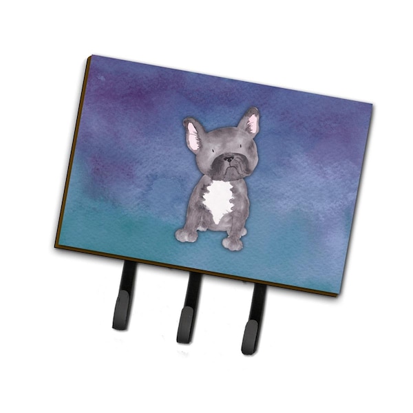 Carolines Treasures French Bulldog Watercolor Leash or Key Holder BB7395TH68 - main